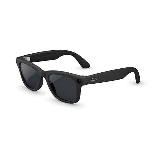Ray-Ban Meta (Gen 2), Wayfarer Large, Matte Black | Smart AI Glasses for Men, Women — 2x Battery Life — 3K HD Resolution — 12 MP Ultra-Wide Camera, Audio, Video — Transitions® Grey Lenses - Image 1