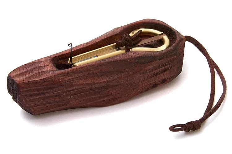Jew's Harp by MUARO P.Potkin in Shaman Wooden Case (Mouth Musical Instrument) thumbnail 2