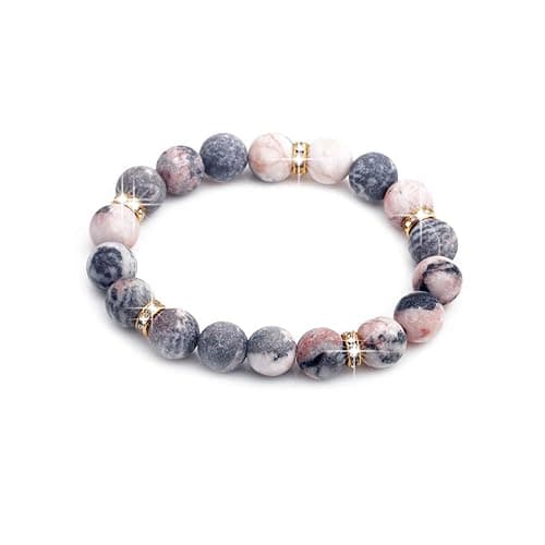 liagza Healing Bracelet For Women Anxiety Crystal Bracelet Chakra Beaded Bracelets Rose Quartz Crystals And Healing Stones Yoga Bead Bracelet Calming Stretch Bracelet Stress Relief Gifts For Women - Image 1