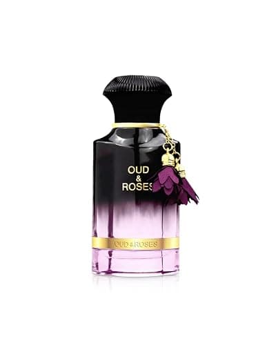 Oud & Roses Eau de Parfum, 60 ml, arabisches Parfüm, Unisex, lange Lebensdauer, inkl. nachfüllbarem Zerstäuber, 5 ml, orientalische Rose mit edlen Hölzern und Bernstein (Oud & Roses) thumbnail 4