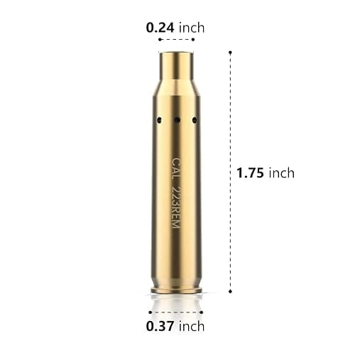 CVLIFE Bore Sight Laser 223 5.56mm/9mm/.243.308/12Gauge/7.62x39mm/.45acp Red Laser Bore Sighter with Batteries thumbnail 5