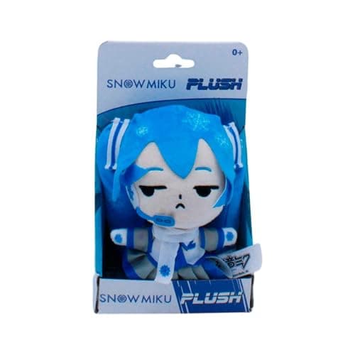 Just Toys LLC Hatsune Miku Snow Miku 6” Plush Toy – Light Blue Winter Hatsune Miku Doll – Kawaii Vocaloid Collectible Stuffed Figure for Anime Fans & Kids - Image 1