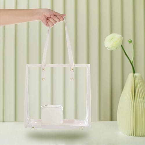 Small Travel Jewelry Case, To Go Portable Jewelry Box, Travel Jewelry Organizer,Portable Jewellery Storage Holder for Rings Earrings Necklace, Gifts for Girls Women with Mirror -White - Off-White thumbnail 6