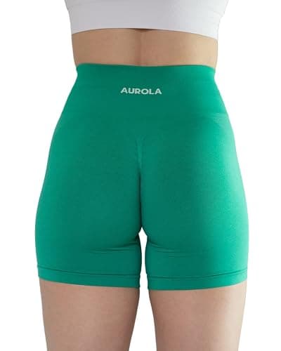 AUROLA Intensify Workout Shorts for Women Seamless Scrunch Short Gym Yoga Running Sport Active Exercise Fitness Shorts thumbnail 2