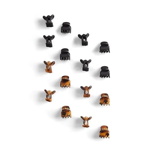 Kitsch Small Hair Clips for Women, Recycled Plastic Small Claw Clips & Mini Claw Clips for Hair, Mini Hair Clips for Thin Hair, Stays In Place Without Pulling or Snagging, Durable & Sturdy Plastic, Ideal Gifts for Women - 16 pcs (Tortoise & Black) thumbnail 9