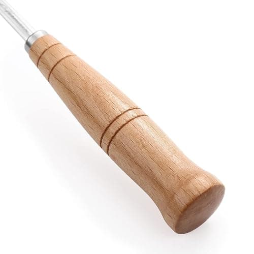 "SAINT GERMAIN Premium Hand Crafted Bread Lame for Dough Scoring Knife, Lame Bread Tool for Sourdough Bread Slashing with 10 Blades Included with Replacement with Authentic Leather Protector Cover" thumbnail 4