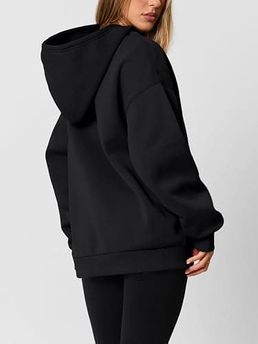 AUTOMET Womens Oversized Hoodies Fall Fashion Sweatshirts | Comfort Wear, Oversized Fit Soft Fleece Pullover, Perfect For Trendy Streetwear, College Outfits, And Daily Home Wear thumbnail 4