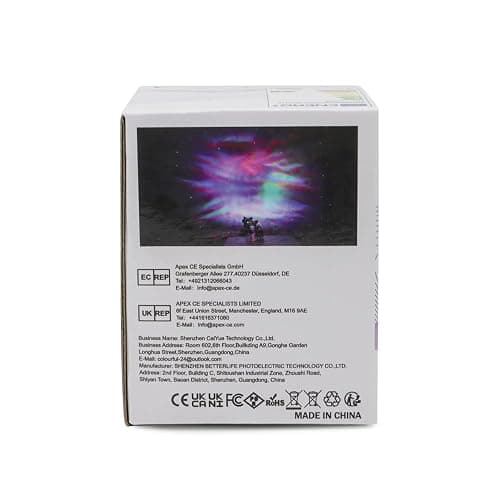 CAIYUE Star Projector Galaxy Projector, Exquisite Nebula Night Light Projector, Ocean Wave Galaxy Light with Remote Control,with Adjustable Speed and Brightness, Adults, Bedroom,Party thumbnail 12