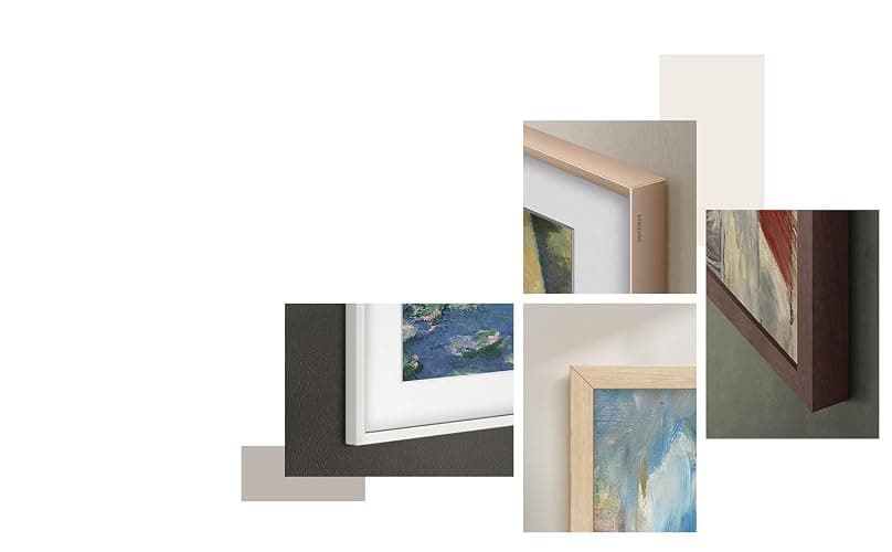 Samsung 65" The Frame Customizable Bezel (2026 Model), Magnetic, Easy Installation, VG-SCFH65SGMZA, Sand Gold Metal thumbnail 5