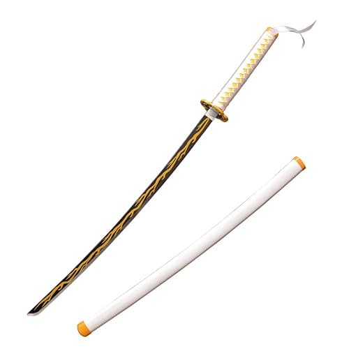 Metal Demon Sword 104cm/41inchs,Stainless Steel, Hashira Pillar and Protagonist Katana for Anime Cosplay, Anime Original Textures, Multiple Styles to Choose from thumbnail 6