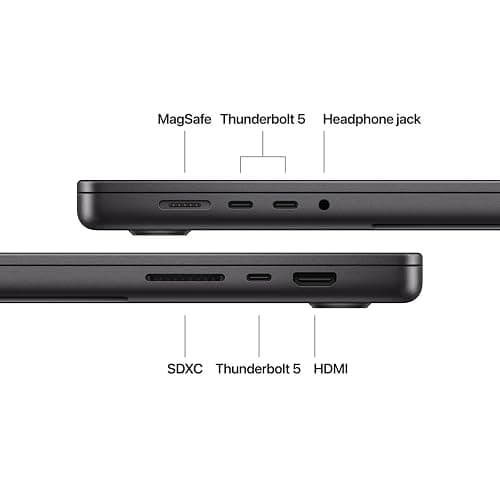 Apple MacBook Pro 16.2" with M4 Max Chip, Late 2024 - Space Black, 16-Core / 40-Core, Nano-Texture Display, 64GB, 2TB SSD thumbnail 4