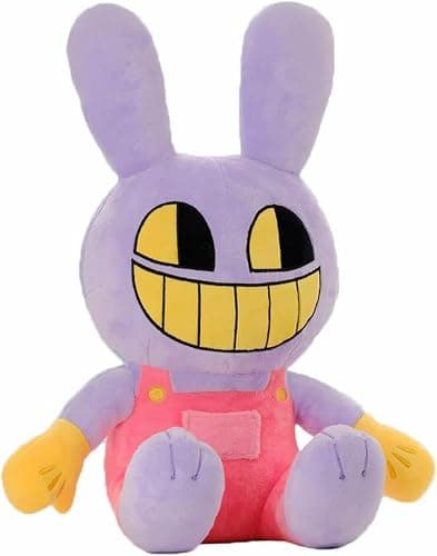 SAJISP The Amazing Digital Circus Plush,10" Jax Plushies Toy Gift, Cute Stuffed Figure Doll for Kids and Adults, Birthday Halloween Christmas Choice for Boys Girls thumbnail 4