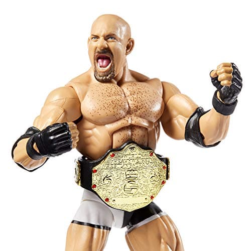 WWE Goldberg Elite Series #74 Deluxe Action Figure with Realistic Facial Detailing, Iconic Ring Gear & Accessories thumbnail 2