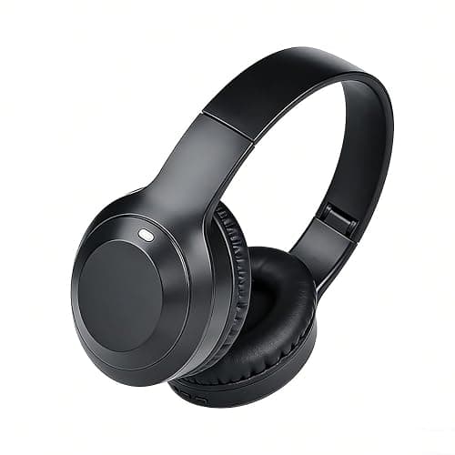 Wireless Bluetooth 5.4 Headphones Over Ear ,Noise Reduction Wireless Headphones with Microphone/Deep Bass,Adjustable HiFi Stereo Foldable On Ear Headset for Sports Travel Cellphone Tablet Office thumbnail 6
