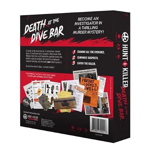 Hunt A Killer: Death At The Dive Bar, Solve a Murder at Old Scratch Tavern, Immersive Murder Mystery Game, Play Detective in Unsolved Mysteries, Great Gift For True Crime Fans, Designed for Ages 14+ thumbnail 4