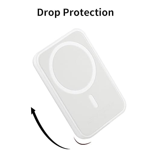 oakxco Silicone Case Compatible with Magsafe Battery Pack, Magsafe Battery Pack Cover, Scratch & Shatter Resistant, Matte Clear thumbnail 7