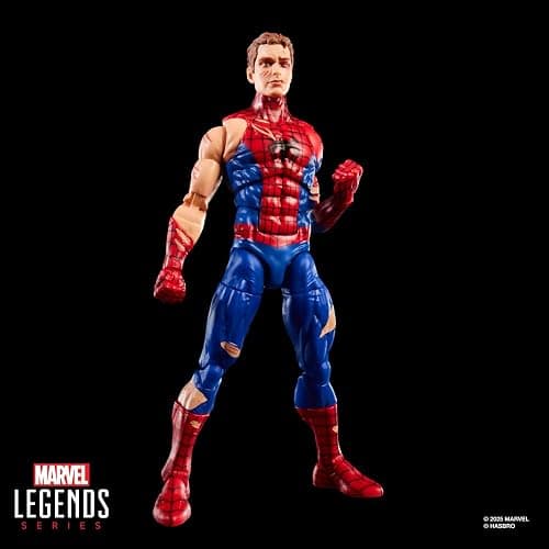 Marvel Legends Series Magic: The Gathering Battle-Damaged Spider-Man, 6-Inch Action Figure Toy & Exclusive Foil Collectible Card Game Trading Card thumbnail 9