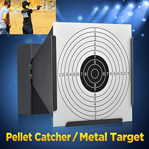 14 * 14cm Target Holder + 100 Targets Air Rifle Pellet Trap Shooting Target thumbnail 3