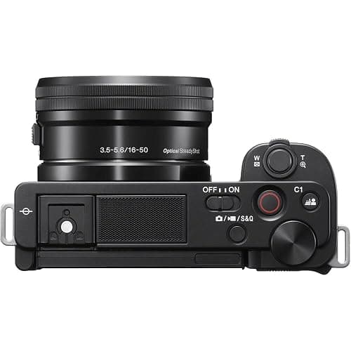 Sony ZV-E10 Mirrorless Camera with 16-50mm Lens Black ILCZV-E10L/B, Sony 18-105mm Lens, 64GB Memory Card, Color Filter Kit, Filter Kit, Corel Photo Software, Bag, and More thumbnail 6