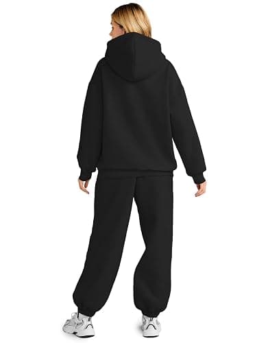 AUTOMET Womens 2 Piece Lounge Sweatsuit Fall Fashion Matching Sweat Sets | Oversized Fall Hoodies & Baggy Jogger Sweatpants Fashion 2026 Outfits thumbnail 3