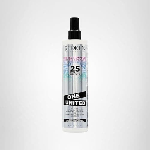 Redken One United All-In-One Leave In Conditioner - Multi-Benefit Leave In Treatment For All Hair Types, Heat Protectant and Detangler Spray, Paraben-Free thumbnail 7