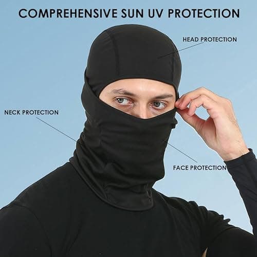 Ski Mask for Men Balaclava Face Mask Women Shiesty Masks Motorcycle Helmet Face Cover Full Head Masks for Sun UV Protection thumbnail 3