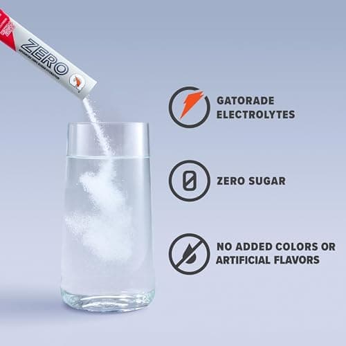 Gatorade G Zero Powder Packets, Glacier Freeze (Pack of 32) thumbnail 3