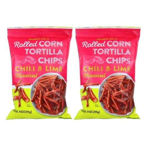 Trader Joe's Chips And Snack - All Flavors (Chili & Lime - 9 Oz, 2 Pack) - Image 1