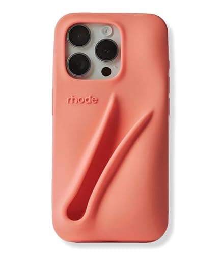 Rhode Silicone Phone Case – Stylish Protective Cover in Multiple Colors – Peach, Espresso, Toast & More (Peach Pit, Phone 15 Pro) thumbnail 2