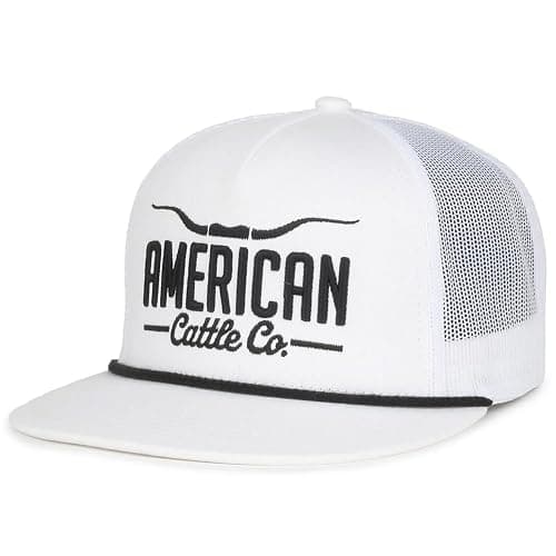 American Cattle Co. Longhorn Adjustable Snapback Western Hat - Image 1