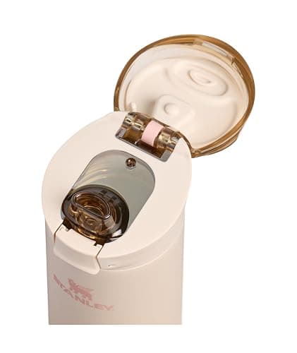 STANLEY Flowstate™ Spring Bottle | Leakproof Water Bottle with Carry Strap & Flip-Top Locking Lid | Insulated Stainless Steel | Fits Most Cup Holders | BPA-Free | 20 oz | Champagne thumbnail 3