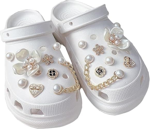Viojrlly décoration de boucle de chaussure en forme de fleur de cerisier rose, ensemble de décoration de fleur de cerisier rose pour les cadeaux pour les femmes et les enfants - Image 1