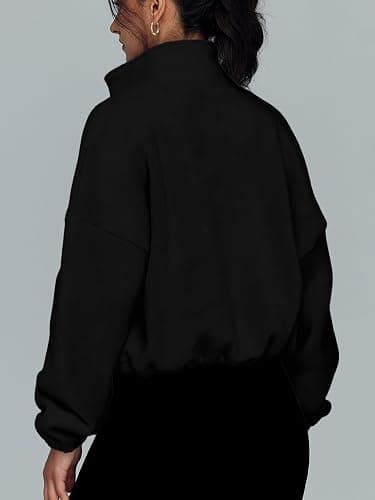 AUTOMET Womens Fleece Jackets Zip Up Oversized Sweatshirts Winter Clothes Long Sleeve Crop Sherpa Fall Outfits Fashion thumbnail 5