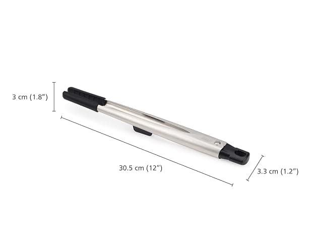 Joseph Joseph Elevate Fusion Precision tongs, BPA Free, Heat Resistant Non Stick Kitchen Utensil, Stainless Steel Handles, 12.01"L x 1.3"W thumbnail 4