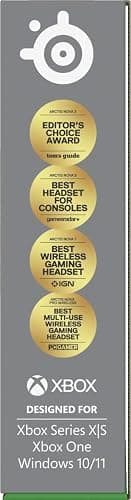 SteelSeries Arctis Nova 3X Wireless Gaming-Headset – App-Steuerung – 40 Std. Akku – Neodym-Magnet-Treiber – 2,4 GHz/Bluetooth – Abnehmbares Mikrofon – Xbox, PS5, PC, Switch, Mobilgeräte - Schwarz thumbnail 17