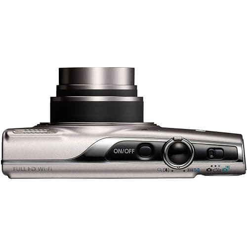 Canon PowerShot ELPH 360 HS A Digital Camera (Silver) | 20.2MP CMOS Sensor, 12x Optical Zoom & Built-In Wi-Fi | Compact Point-and-Shoot for Travel, Family & Everyday Photography (7283C001) + 64GB Card thumbnail 3