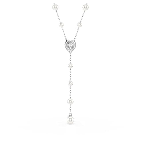 Swarovski Ariana Grande Collection, Clear Crystal & Pearls, Rhodium Finish, Necklaces, Earrings and Bracelets - Image 1