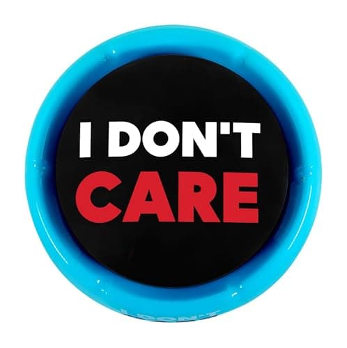 Talkie Toys Products I Don't Care Button - Plays 8 Hilarious IDC Sayings - Office Humor & Stress Relief - Funny Gift & Stocking Stuffer thumbnail 2