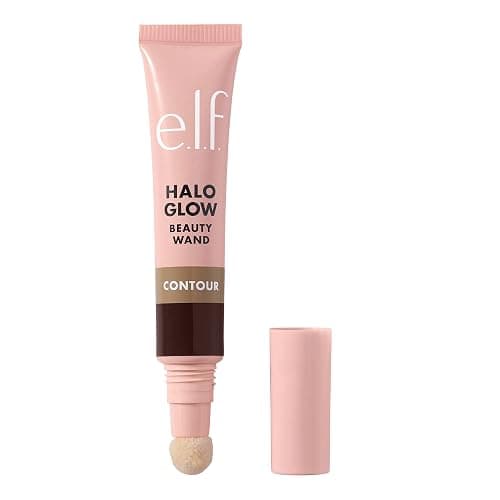 e.l.f. Halo Glow Contour Beauty Wand, Liquid Contour Wand For A Naturally Sculpted Look, Buildable Formula, Vegan & Cruelty-free, Deep/Rich - Image 1