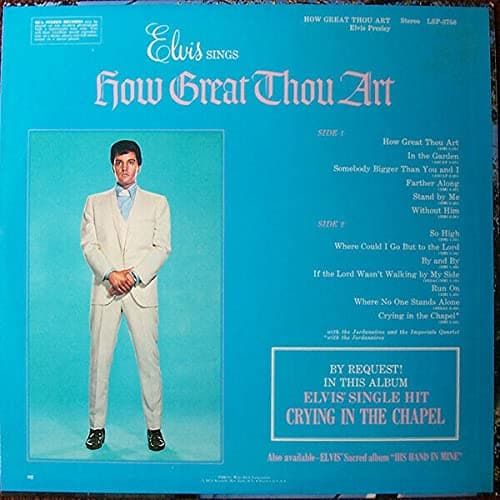 How Great Thou Art Sung By Elvis RCA Victor LP Vinyl RCA Victor LSP-3758, NM/NM! thumbnail 4