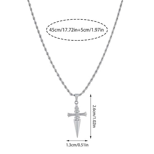 shgsgWK Anime Necklace for Man, Judgement Chain Necklace, Pendant Men's Jewelry, Present for Anime Lover thumbnail 3