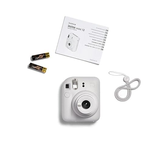 Fujifilm Instax Mini 12 Instant Camera Clay White (Renewed) thumbnail 7