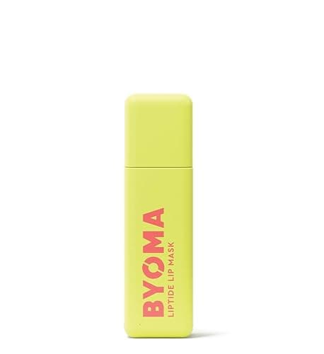 BYOMA Liptide Lip Mask - Lightweight, Overnight Mask - Peptide Lip Treatment with Peptides, Babassu Oil & AHA - Hydrating, Exfoliating Balm - 0.16 oz - Image 1