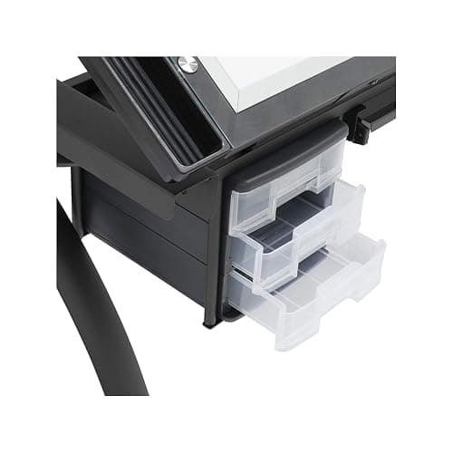 Artograph Futura Light Tracing Table for Artists with Storage and Adjustable, Dimmable Glass Work Top thumbnail 10