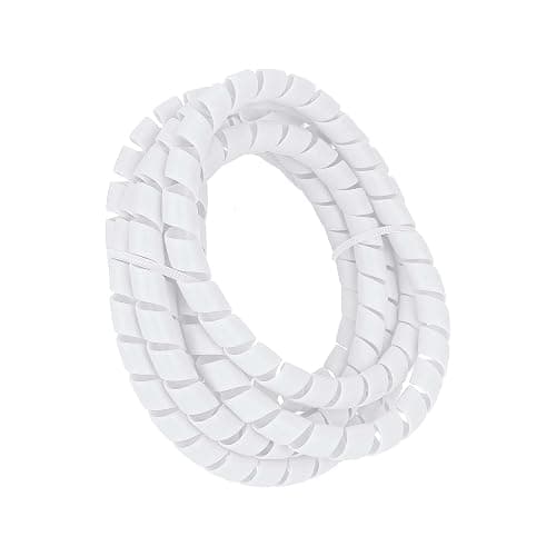 HUIOP 8mmx2m Spiral Cable Wrap Winding Wire Manager Electric Scooter Brake Cable Organizer PP Wire Protective Sleeve Cover Tube,Winding Wire Manager, White thumbnail 3