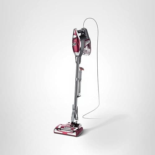 Shark HV322 Rocket Pet Plus Corded Stick Vacuum with LED Headlights, XL Dust Cup, Lightweight, Perfect for Pet Hair Pickup, Converts to a Hand Vacuum, with (2) Pet Attachments, Bordeaux/Silver thumbnail 10