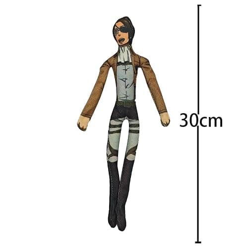 HBGIAY Eren Jaeger Twistable Figure Anime Hange Zoe Soft Figure Built-in Wire Frame Armin Arlert Stuffed Animal Pillow 11.8" thumbnail 3
