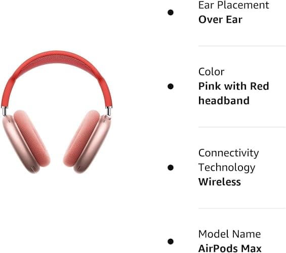 Apple AirPods Max - Pink (Renewed Premium) thumbnail 5