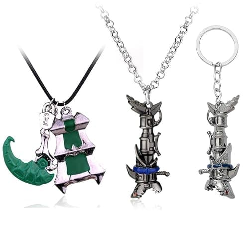 Arcane-Inspired Metal Necklace & Keychain Collection,Fans Cosplay Gift,Providing Fans With A Variety Of Design Choices,Valentine'S Day Gifts thumbnail 3