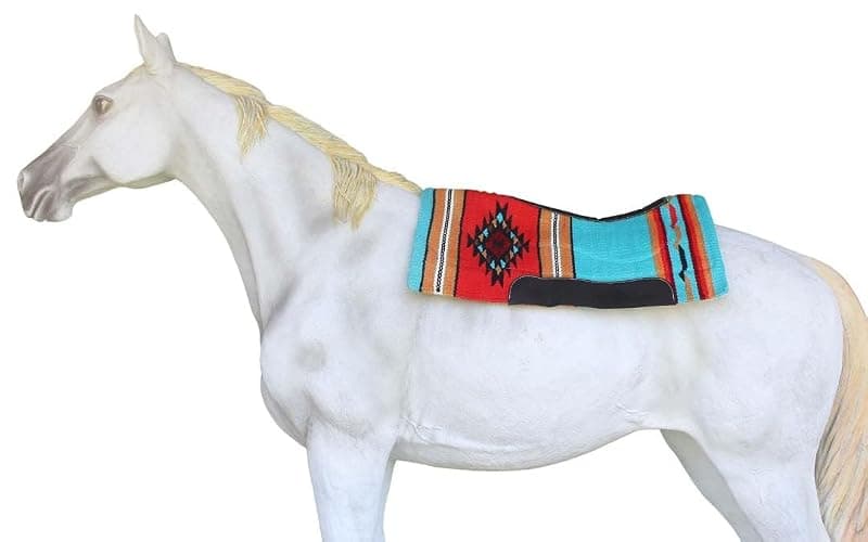 Horse Western Handwoven New Zealand Wool Contoured Felt Saddle Pad 3922HW thumbnail 2